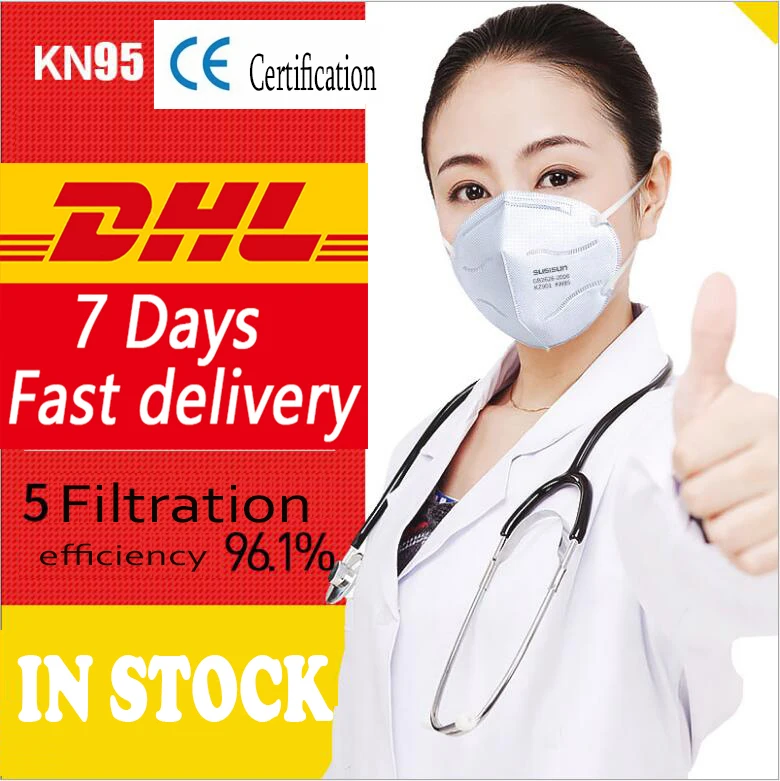 

Fast Delivery Hot Sale KN95 Dustproof Anti-fog And Breathable Face Masks N95 Mask 95% Filtration Features as KF94 FFP2