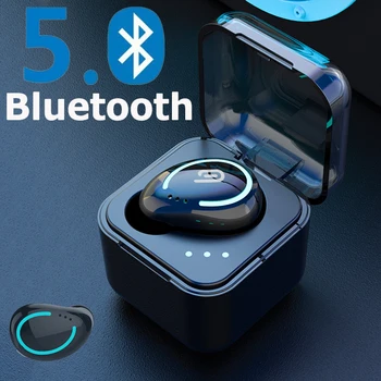 

Bluetooth 5.0 Earphones Wireless Headphones With Microphone Sports Headsets Charging Box For Mobile Phone Mini Earbud