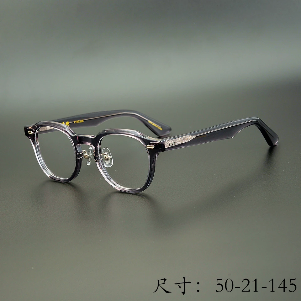 Limited edition Vintage Acetate irregular eyeglass frame KC 60 hand