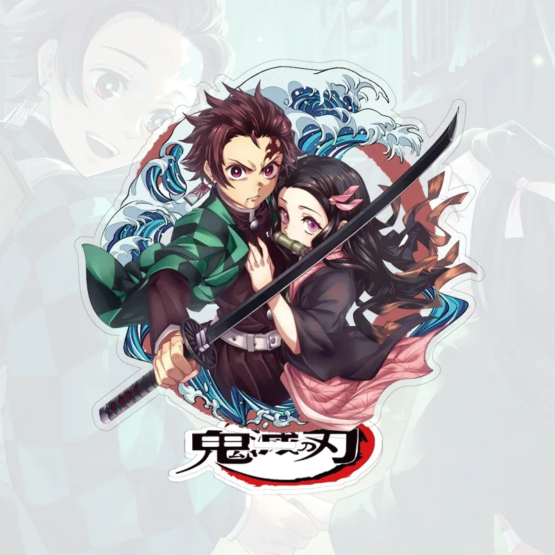 Аниме Demon Slayer большой дисплей стенд фигурка модель пластина Держатель японский