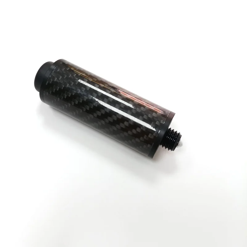 3inch for mezz Xmlivet билльярдный пул кий для наращивания может служить удлинением для Дважды 2/3/4 дюйма дополнительно Черный углерода удлинитель кия для Mezz кий - Цвет: 3inch for mezz