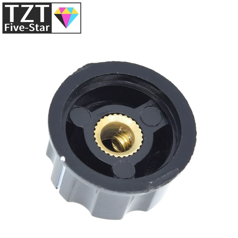TZT 1/3PCS MF-A03 RV24YN20S Potentiometer Knopf Kappe Innere 6,4mm Drehschalter Bakelit Knopf WH118 WX050 Potentiometer Schalter – Detail 4