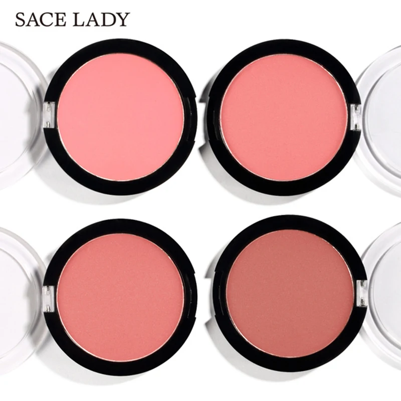 SACE LADY Румяна для лица стойкий Макияж Косметика матовый натуральный Сияющий порошок поджаренные Румяна Косметика натуральное свечение натуральный