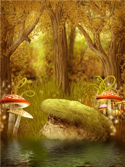 

SHENGYONGBAO Vinyl Custom Fairy Tale Photography Backdrops Props Children and baby theme Photo Studio Background 20702-21