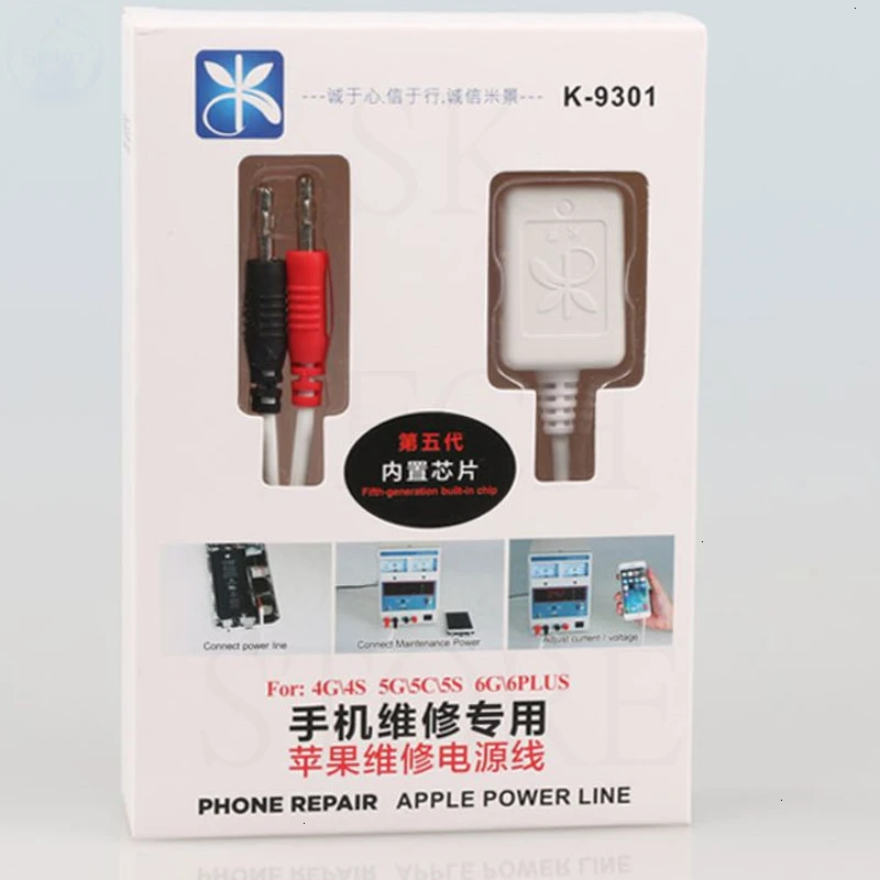 MJ K-9301 для iPhone4s/5/5S/5c/6/6 Plus ремонт питающий провод ремонт Интерфейс кабель для ремонта телефонов APPLE Линия электропередачи