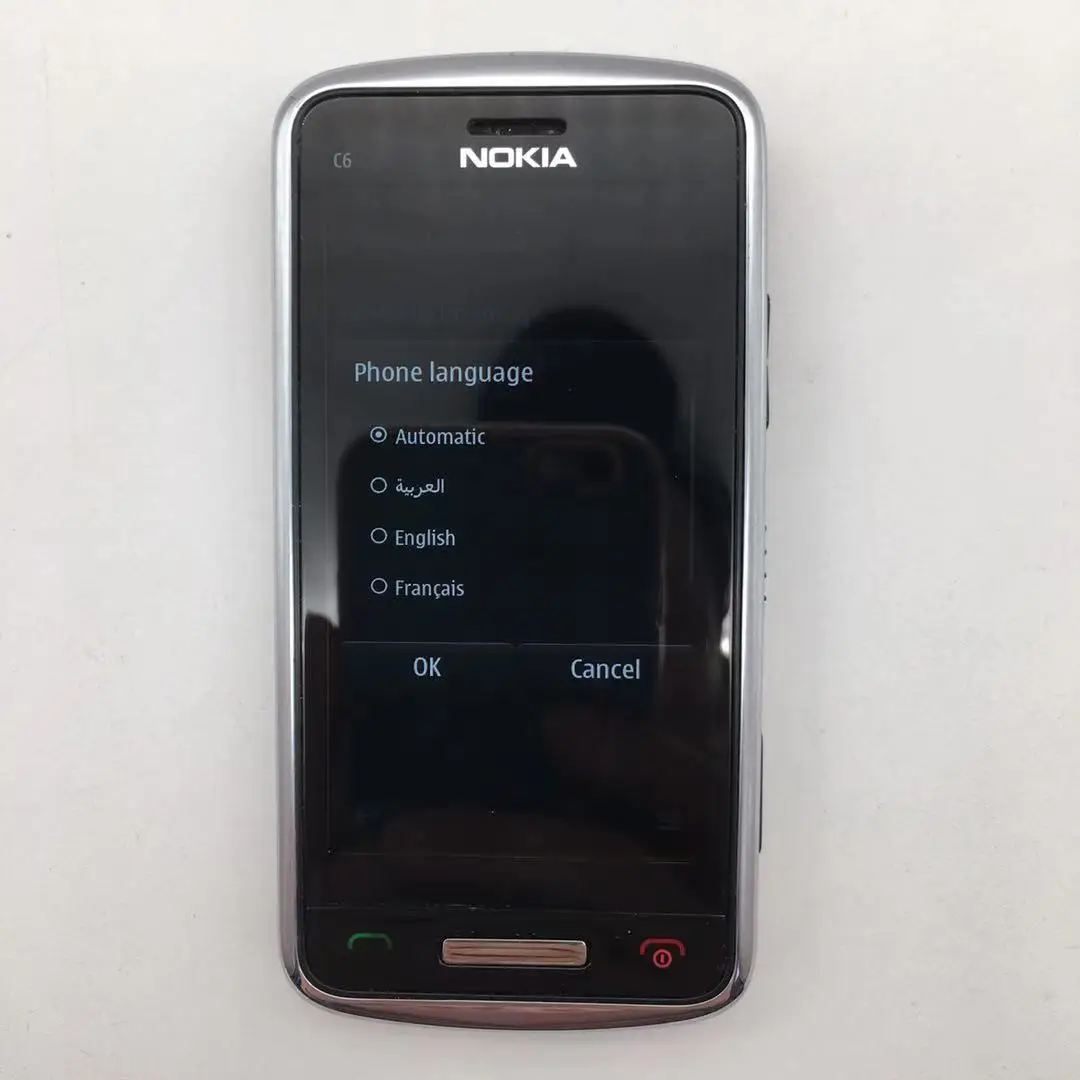 Nokia C6-01 Refurbished-origina Unlocked  3.2inch cell mobile phone GSM 3G WIFI GPS 8MP 1GB internal memory Free shipping iphone 7 refurbished