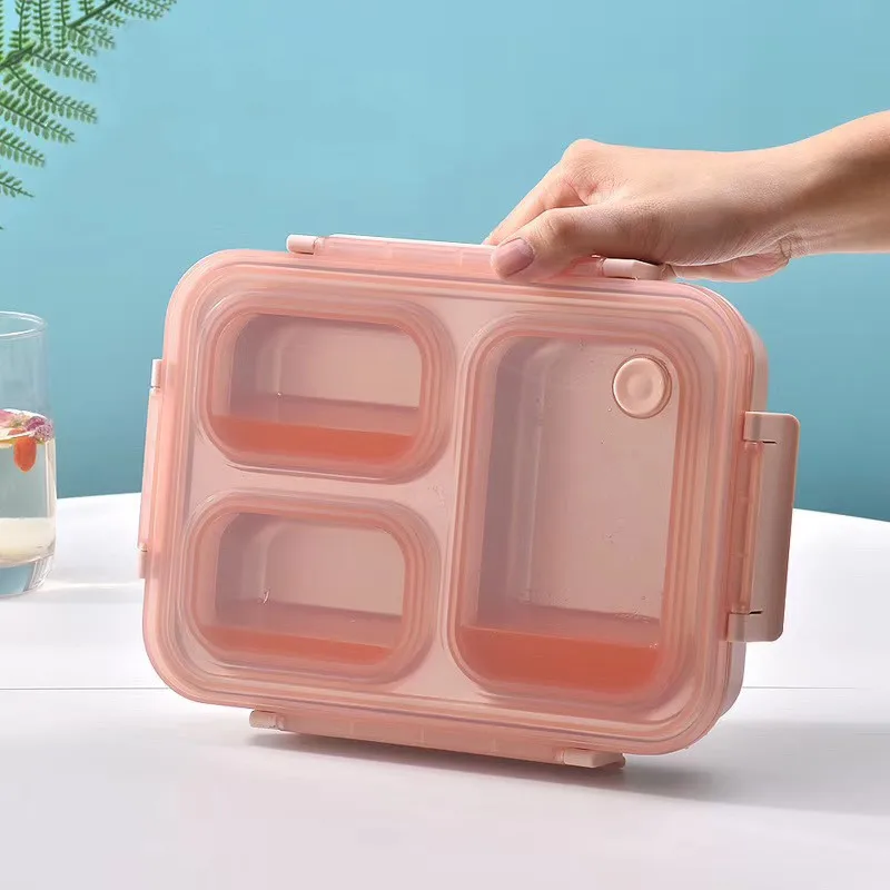 1000ml/1600ml Stainless Steel 304 Lunch Box Partition Leak-Proof Thermal Bento Adult Kids Food Container Microwave | Дом и сад