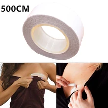 1 рулон 500 см лента для тела Анти-аллергия медицинская Водонепроницаемая Двухсторонняя клейкая анти-комбинация нижнее белье лента для бюстгальтера интимные аксессуары