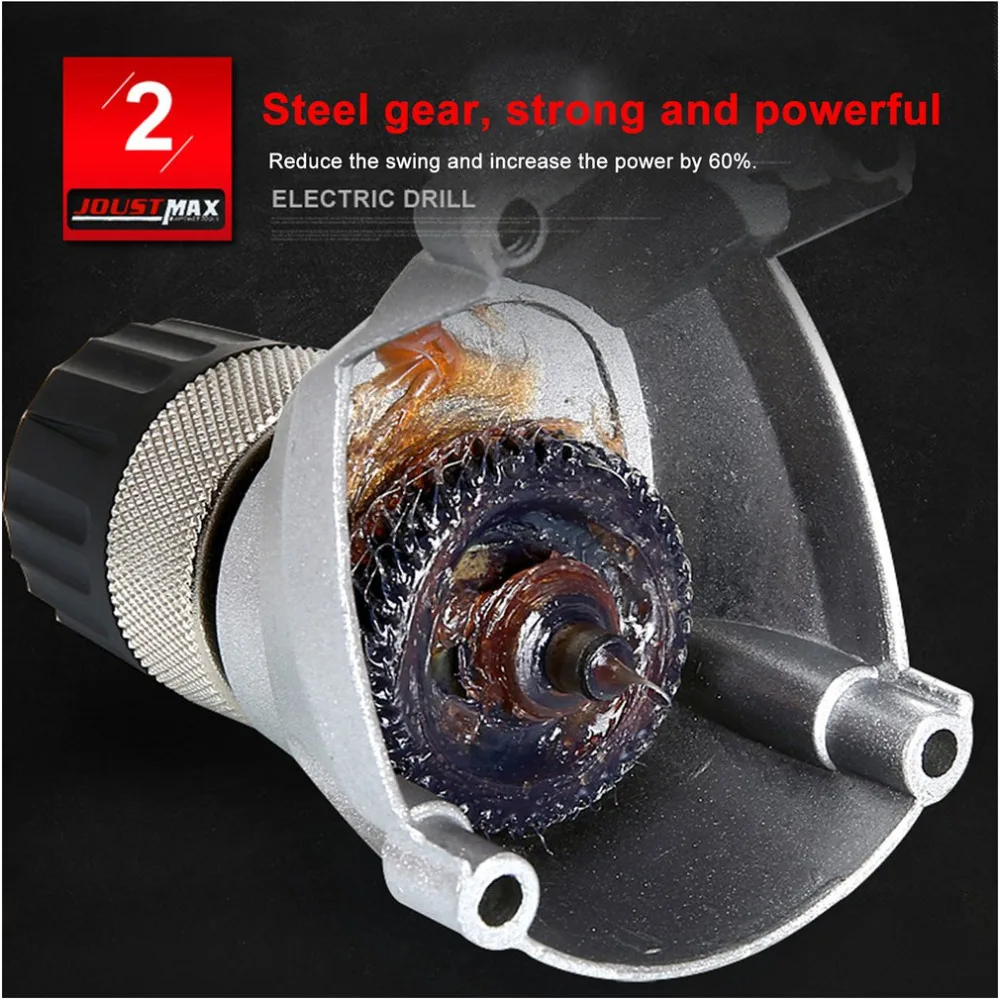 550W Electric Handheld Screwdriver Drill Self-lock Chuck/Metal Chuck Electric Drilling Machine Mini Hand Drill Power Tool