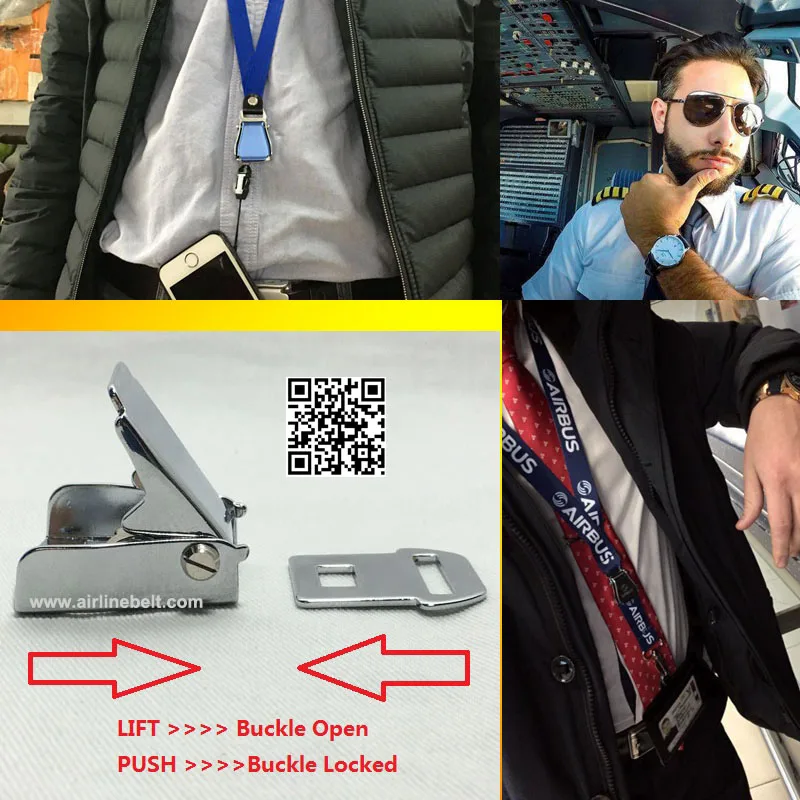 Ремень безопасности Omanair для самолета серебристая пряжка шнурки iphone держатель