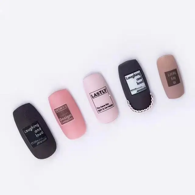 Newest MG505-02 lable design nail stickers 3d Japan Korea style nail decals self-adhesive DIY nail decoration tools