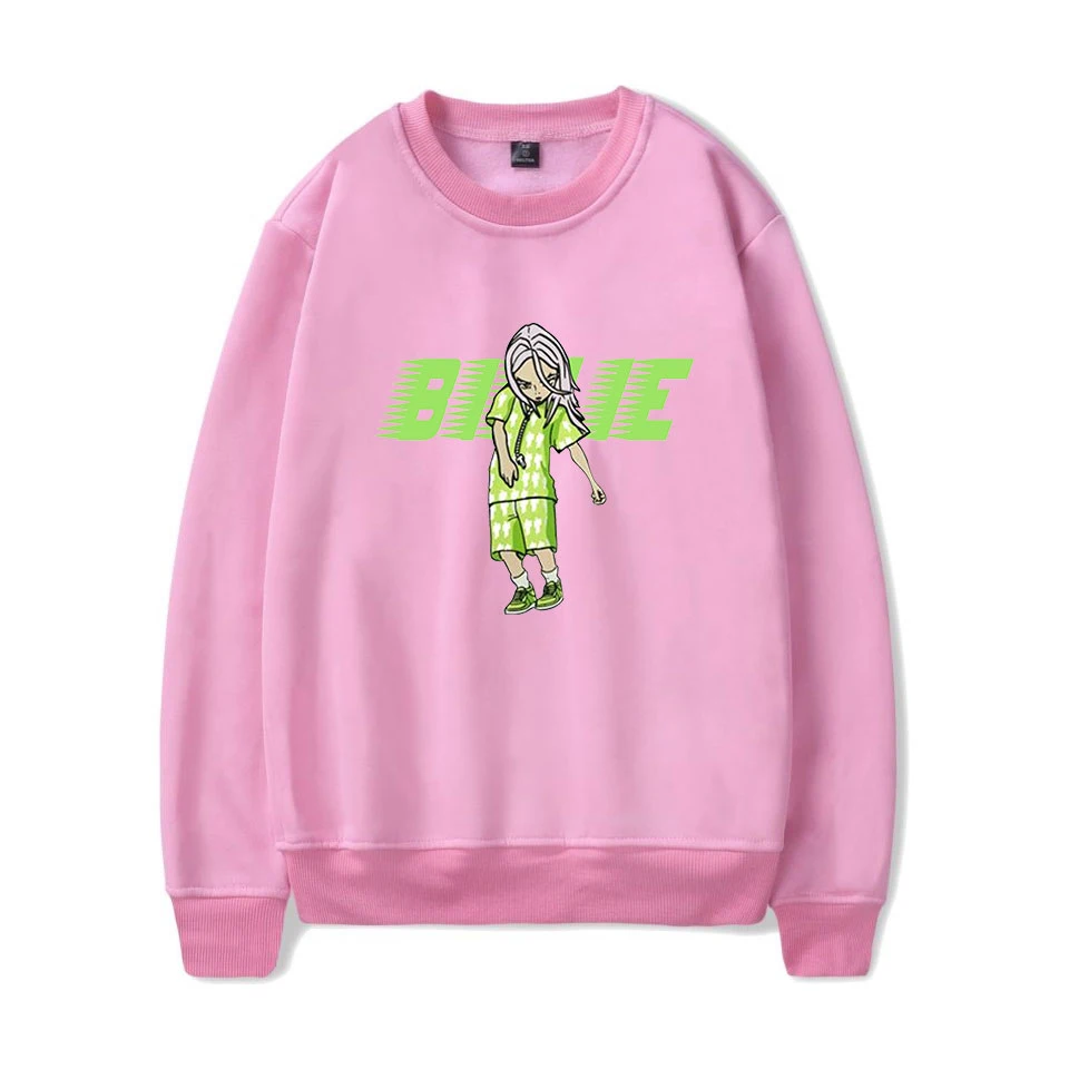 Новая Толстовка Billie Eilish для мужчин, черная хлопковая пара, толстовка Billie Eilish, простая теплая Женская/мужская одежда