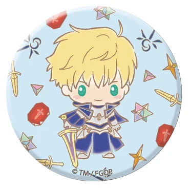 Fate Grand Order значок аниме Saber Enkidu Gilgamesh Jeanne Alter Tamamo No Mae Cu Chulainn Edmond металлический значок на булавке - Окраска металла: 05 Gawain