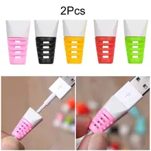 Protective-Cover Charging-Cable Phone Anti-Breaking for USB 2pcs Sleeve Data-Cord-Wire