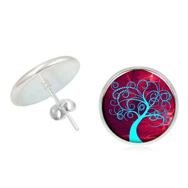 Лидер продаж!/Женские серьги 2019 креативные выпуклые круглые серьги-гвоздики