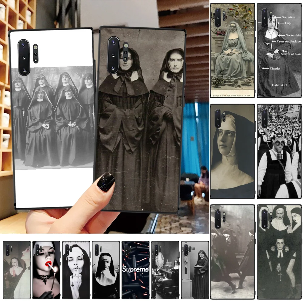 

BaweiTE nun Bling Cute Phone Case For Samsung A50 S10 Plus S10E Note9 Note8 7 10 Pro