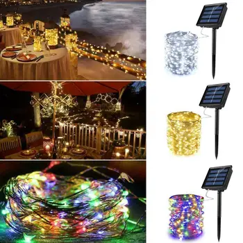 

Solar Powered String Lights 5M LED Outdoor Solar Lamp Holiday Christmas Solar Waterproof Party Light Garland String Fairy
