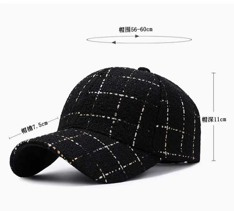 Унисекс Хлопок Casquette шляпы для гольфа горячая Распродажа решетки бейсболки женские мужские шляпы Повседневная индивидуальность высокого качества
