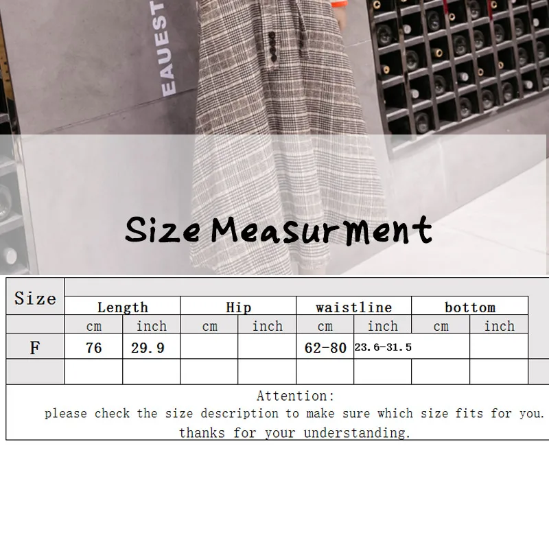 Vintage Womens New Skirts High Waist Solid Color Pleated Solid Color Long Skirt Autumn Fashion Female Skirts