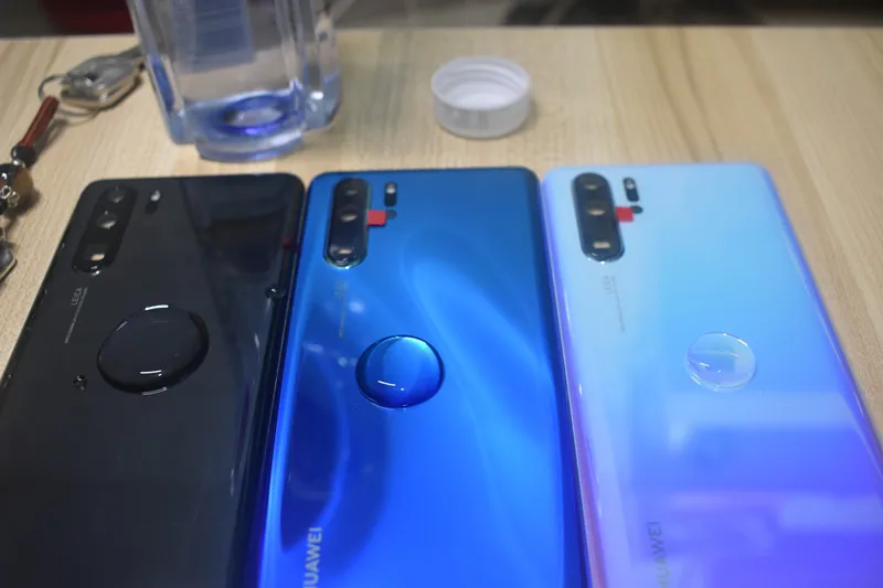 Оригинальная задняя крышка для huawei P30, задняя крышка для батареи, Задняя стеклянная крышка для huawei P30 Pro, запасные части+ рамка для камеры+ вспышка для объектива