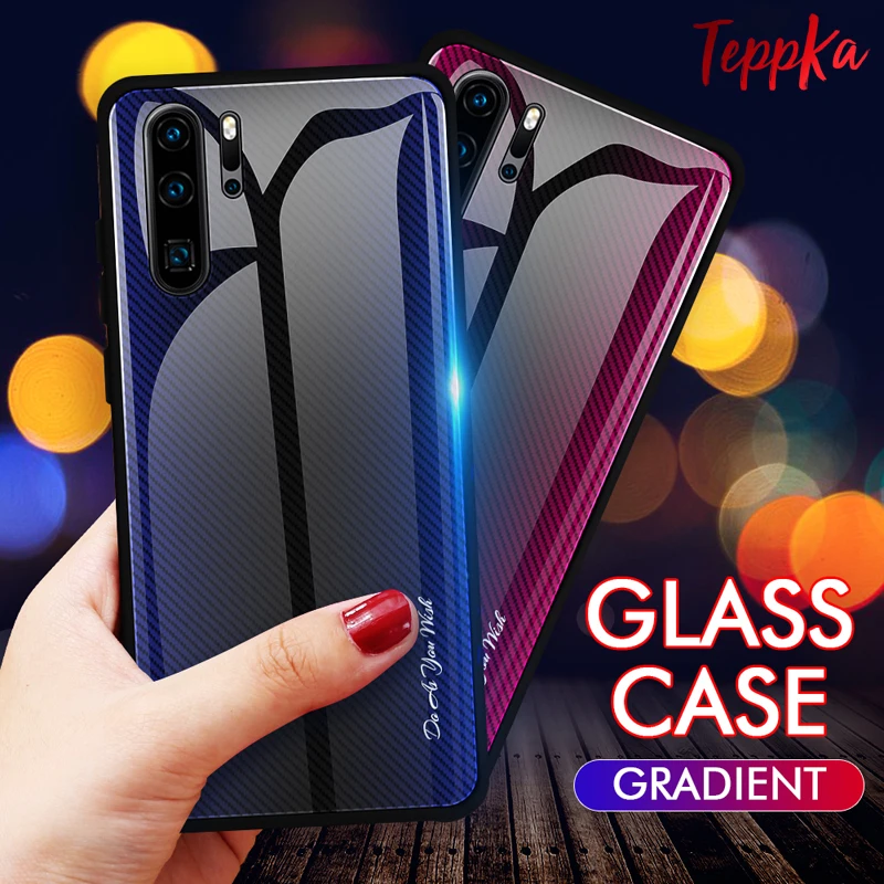 TeppKa для huawei Nova 5T P30 Pro Lite honor 20 pro P20 текстурный градиентный телефонный чехол мягкий