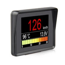 Escáner A203 OBD2 a bordo, herramienta de diagnóstico para ordenador, medidor de temperatura del refrigerante, tacómetro de voltaje, velocímetro, HUD ODB II Scan