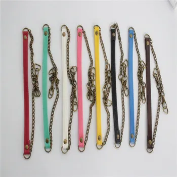 

Fashion Chain Purse Leather Shoulder Cross Handle Handbag Bag Strap Accessories Replacement Popular Candy Color