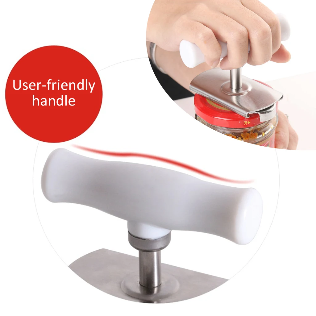 Руководство Abrebotellas Ajustable De Acero Inoxidable TapóN De Rosca Tarro Vidrio Herramienta Abierta Cocina