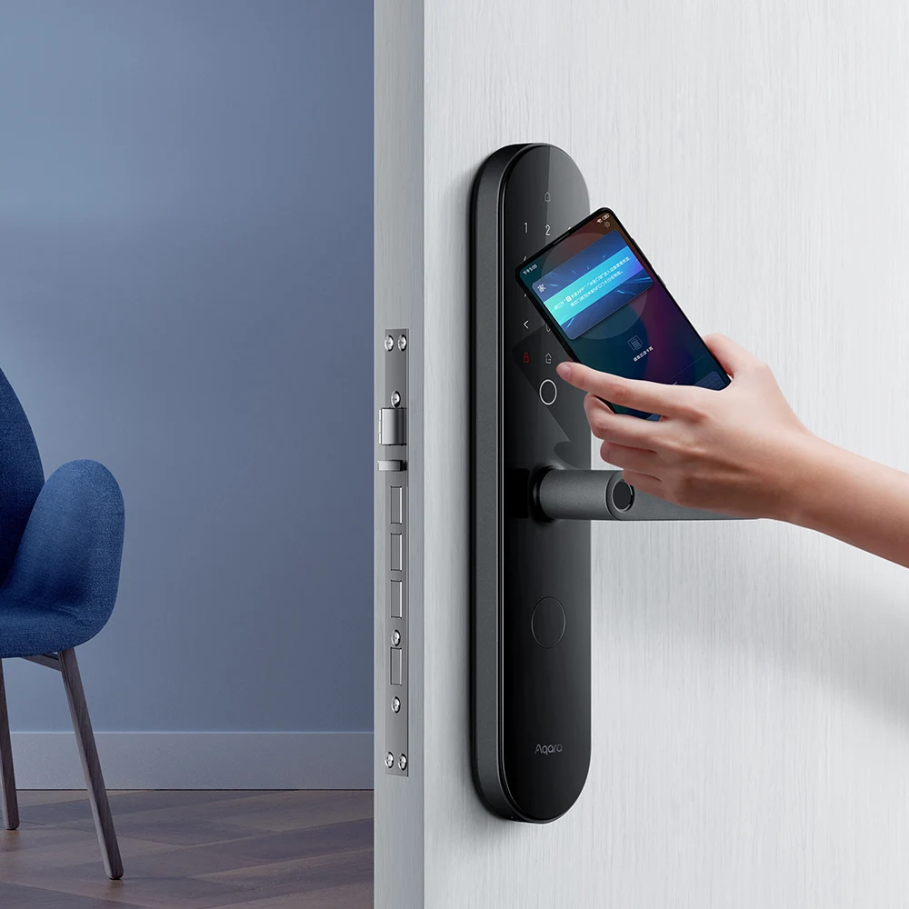 Aqara N100 умный дверной замок отпечаток пальца Bluetooth пароль NFC разблокировка