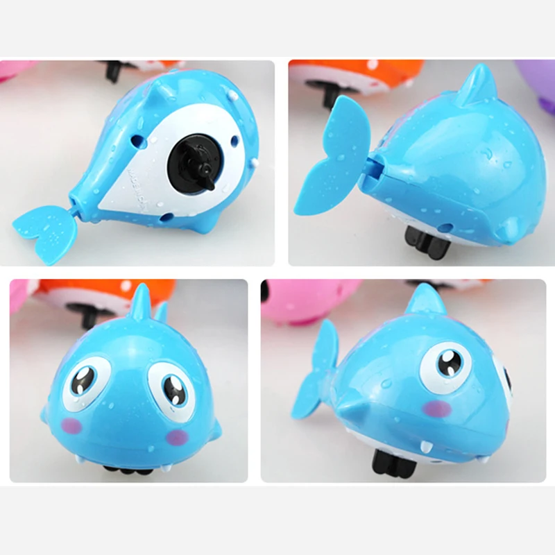 1Pcs Bath Toys Turtle Dolphin Baby Shower Baby Wind Up Swim Play Toy Swimming Pool Accessories Baby Play In Water Random Color 4