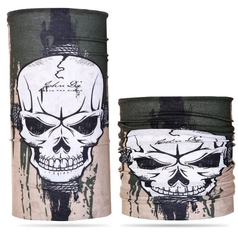 

CKAHSBI Skull Cycling Mask Camouflage Masks Bicycle Winter Magic Headband Outdoor Sports Neck Warm Face Bike Head Scarf Scarves