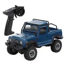 D1RC Hobby Plus New Mini CR24 1/24 4WD 2.4G Mini RC Car Crawler Model Vehicle Simulation RTR Car Model (Dark Blue)