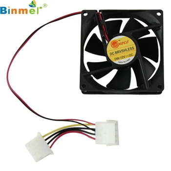 

Binmer Computer Case Cooler 12V 8CM 80MM PC CPU Cooling Cooler Fan High Quality Accessories