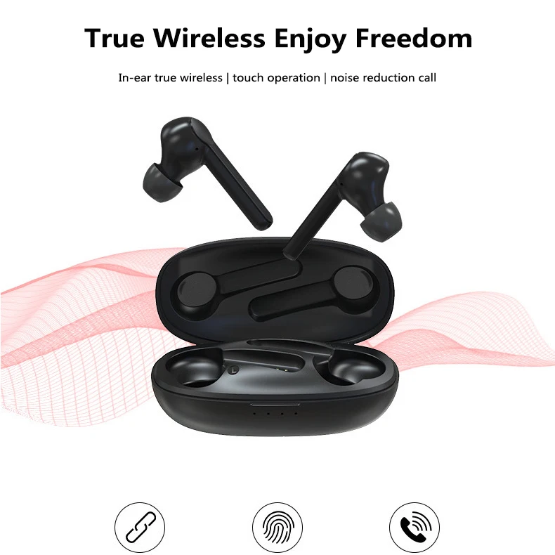 TWS наушники с поддержкой Bluetooth 5 0 и сенсорным управлением|Наушники гарнитуры| |