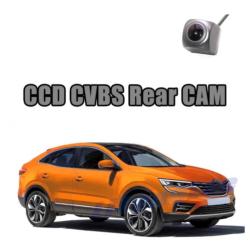 

Автомобильная камера заднего вида CCD CVBS 720P для Renault Arkana 2019 2020, камера заднего вида с ночным видением, водонепроницаемая парковочная резервная камера
