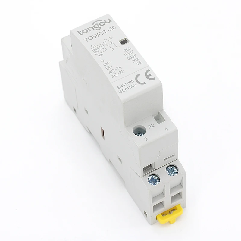 16A 20A 25A 2P 220/230V din-рейка AC контактор для дома отеля restorant 2NO CE CB
