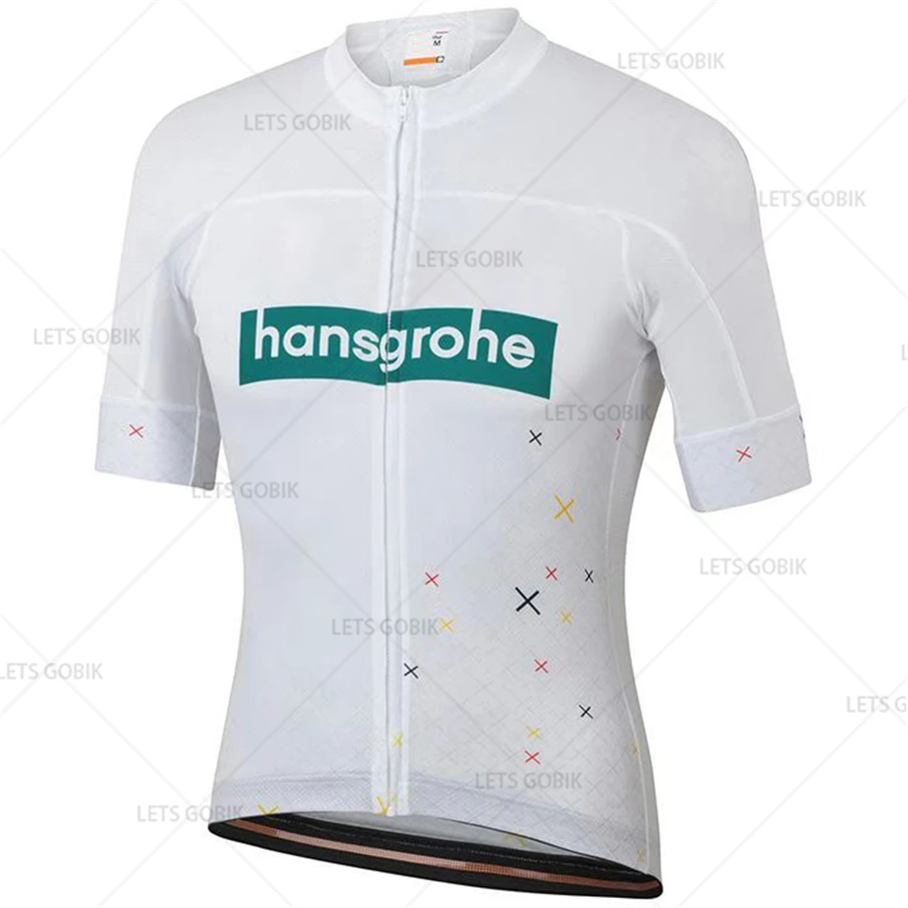 Boraing Hansgrohe велосипедная футболка с коротким рукавом, велосипедная рубашка, одежда для велосипеда, летняя одежда, Ropa Ciclismo