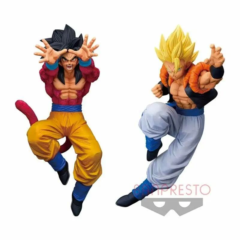 Оригинальные фигурки Banpresto DBZ модели FС VOL.15 SSJ4 Goku VS Gogeta игрушки-фигурки аниме
