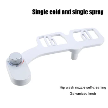 

Non-Electric Bidet Attachment Toilet Bidet Seat Self-Cleaning Nozzle-Fresh Water Bidet Sprayer Mechanical Washing