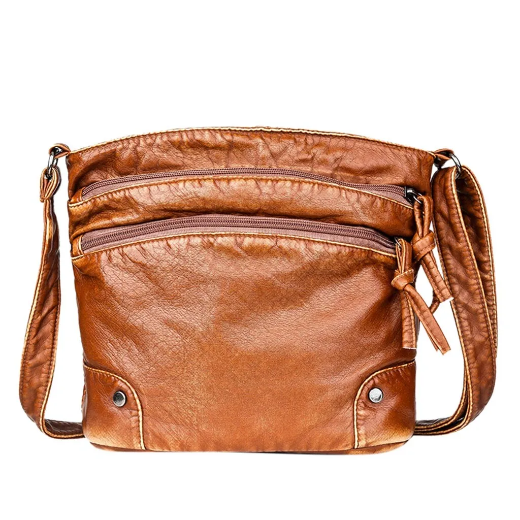

Fashion Women Bag Solid Color Zipper HandBag Phone Bag Shoulder Messenger Bag Mobile Phone Bag PU Leather Personality Bags 1209