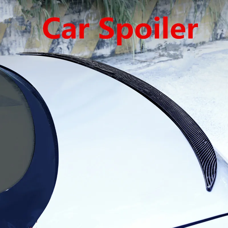 （Universal）Car Spoiler Car Rubber Rear Wing Spoiler Carbon Fiber Rubber