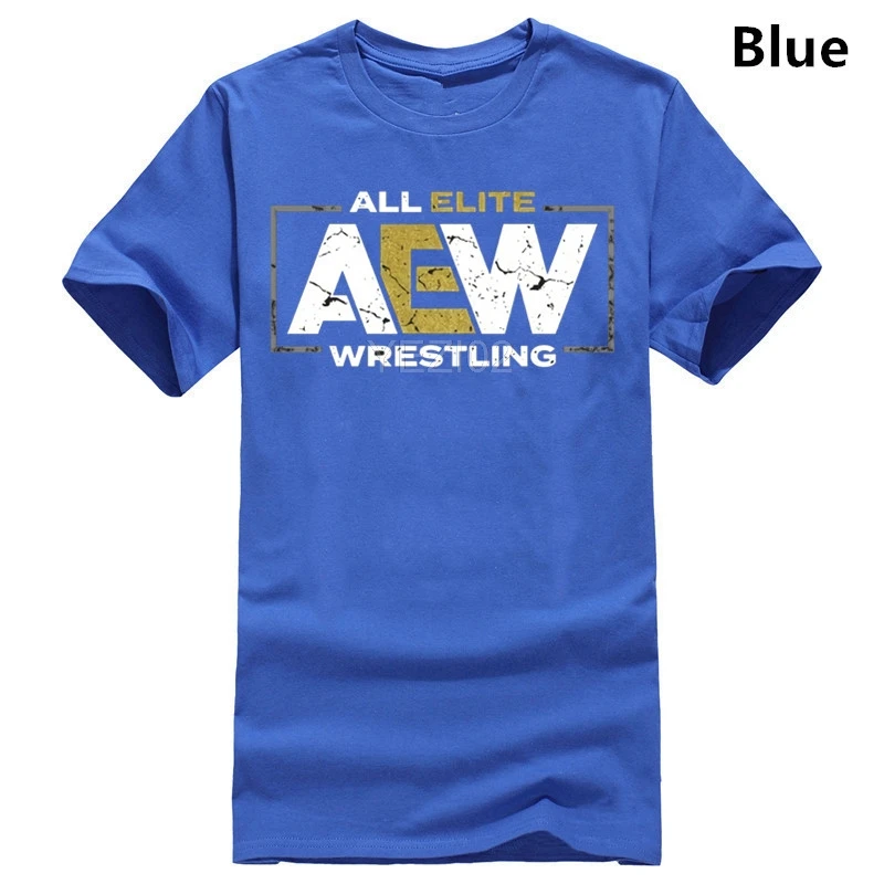 AEW ALL ELITE WRESTLING RING OF HONOR KING OF SPORTS PH317 унисекс черная футболка - Цвет: blue