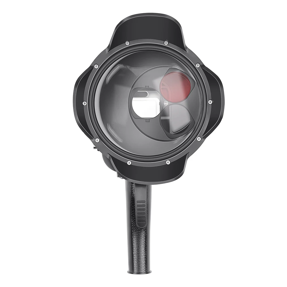 

New Design Enhanced&Protable Dome Action Camera Waterproof Case Underwater Float Grip for GOPRO 7/6/5 Diving GY88