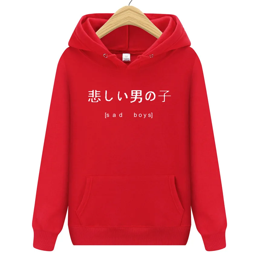 New sad Boys Printed Fleece Pullover Hoodies MenWomen Casual Hooded Streetwear Sweatshirts Hip Hop Harajuku Male Tops Oversize (9)