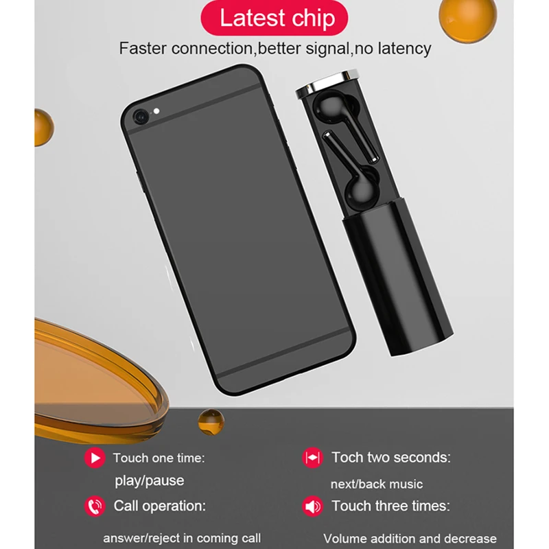 TWS Bluetooth наушники гарнитуры для Xiaomi Mi 9t huawei iPhone HIFI аудио бинауральные беспроводные наушники для samsung Note 10 Plus