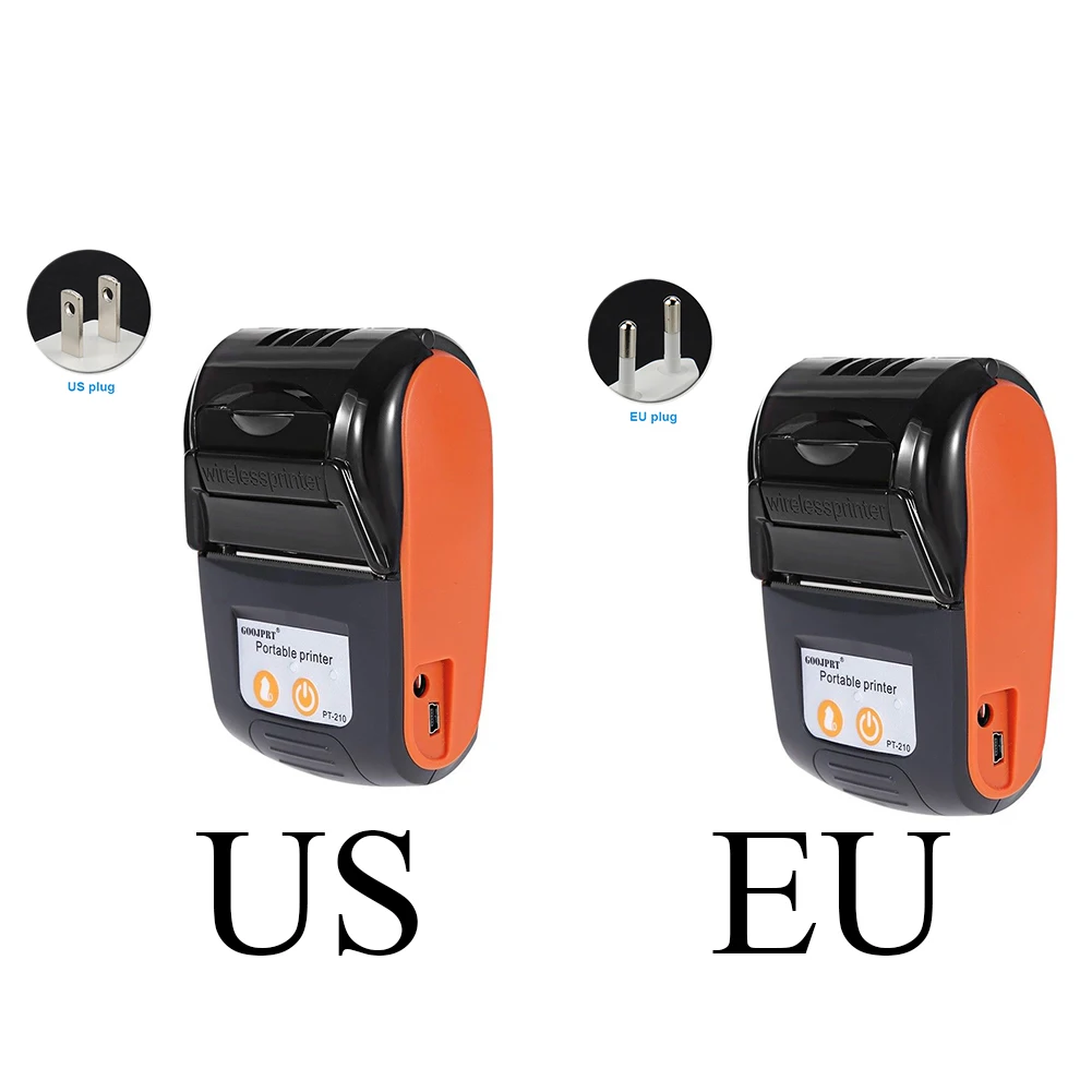58 мм Портативный USB термопринтер перезаряжаемая Чековая машина легко работать беспроводной Bluetooth Resaurant для мобильного телефона билета