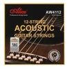 Alice-cuerdas de guitarra acústica AW4112 AW4212, 12 cuerdas, bronce, recubrimiento antioxidante ► Foto 1/6