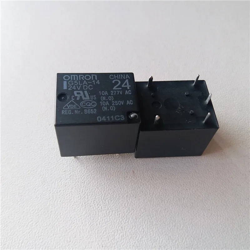 5 шт. Omron Реле G5LA 14 5VDC 12VDC 277 В 10A реле контактов В/12 В/24 постоянного тока реле|Реле| |