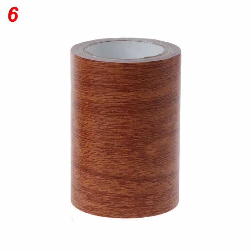 " x15 'ремонтная лента Реалистичная древесина ремонт нашивка-лента дерево текстурированный клей для мебели - Цвет: 6