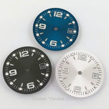 

1PCS 31.5mm sterile blue black silver watch Dial Fit ETA 2836/2824 DG2813/3804 Miyota 8215 821A 8205 automatic movement